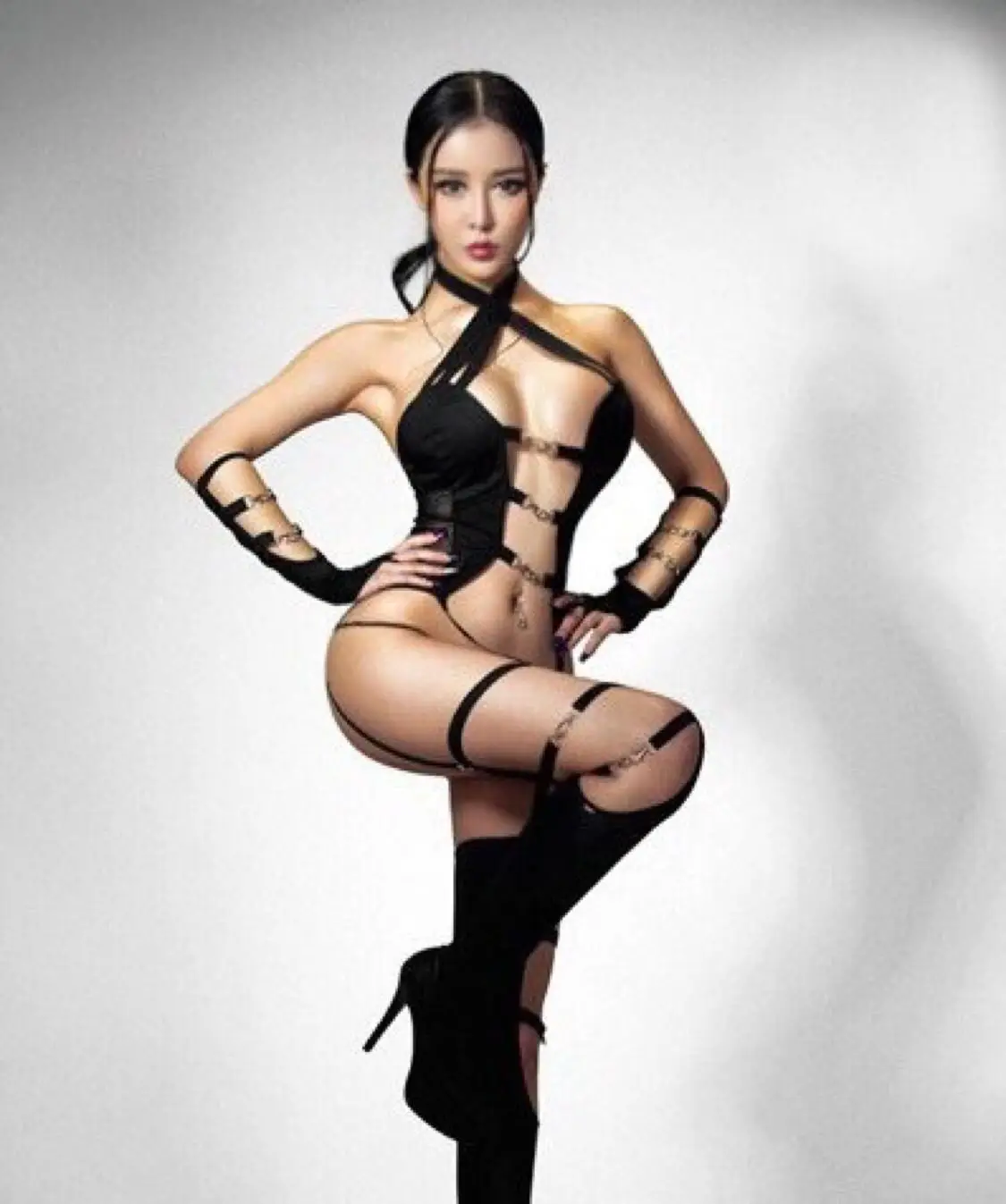 Female DJ Performance Clothing Nightclub Korean Version Jazz Dance Clothing Adult Black Sexy Lead Dance Bar Performance Clothing
Female DJ Performance Clothing Nightclub Korean Version Jazz Dance Clothing Adult Black Sexy Lead Dance Bar Performance Clothing