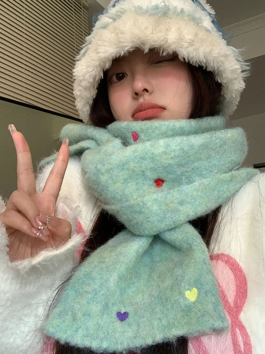 Cute Pink Scarf For Women Winter 2024 New Style Warm And Thick Knitted Neck Scarf Scarfs Fashion Casual
Cute Pink Scarf For Women Winter 2024 New Style Warm And Thick Knitted Neck Scarf Scarfs Fashion Casual