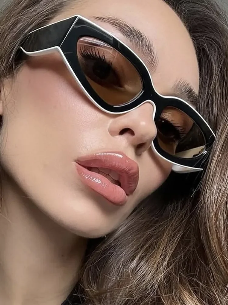 heevoo Punk Cat Eye Sunglasses for Women Brand Designer Edgy Square Frame Plastic 2025 New Fashion Retro Vintage Accessories
heevoo Punk Cat Eye Sunglasses for Women Brand Designer Edgy Square Frame Plastic 2025 New Fashion Retro Vintage Accessories