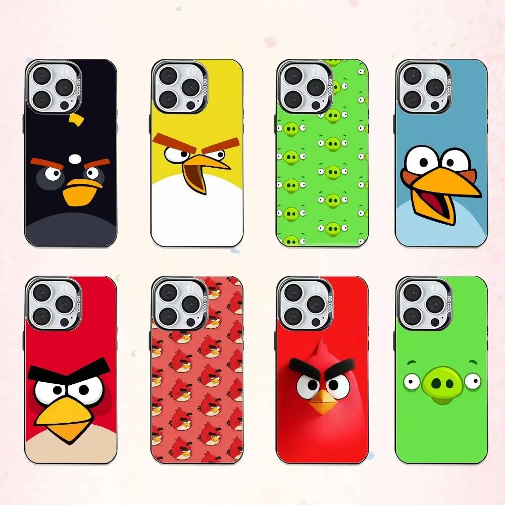 Puzzle C-Classic game A-Angry Birds Phone Case For iPhone17,16,15,14,13,12,11 Plus,Pro Max Colored Silver Plated Inside Cover
Puzzle C-Classic game A-Angry Birds Phone Case For iPhone17,16,15,14,13,12,11 Plus,Pro Max Colored Silver Plated Inside Cover