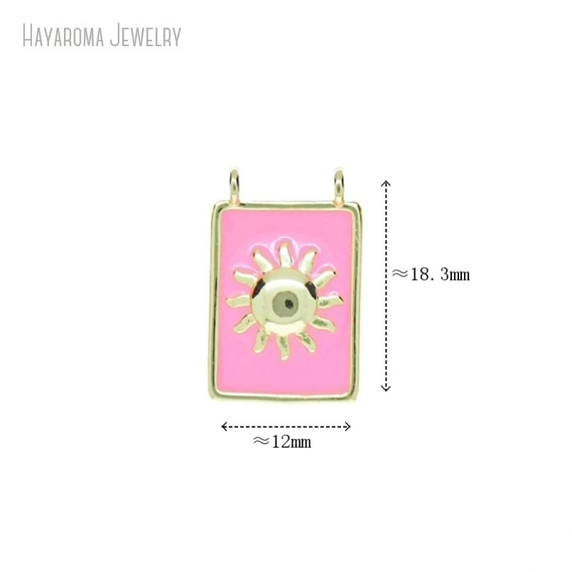 5Pcs Pink Geometric Rectangle Star Sun Copper Enamel Wholesale Jewelry Gold Color Pendant Metal Charms
5Pcs Pink Geometric Rectangle Star Sun Copper Enamel Wholesale Jewelry Gold Color Pendant Metal Charms
