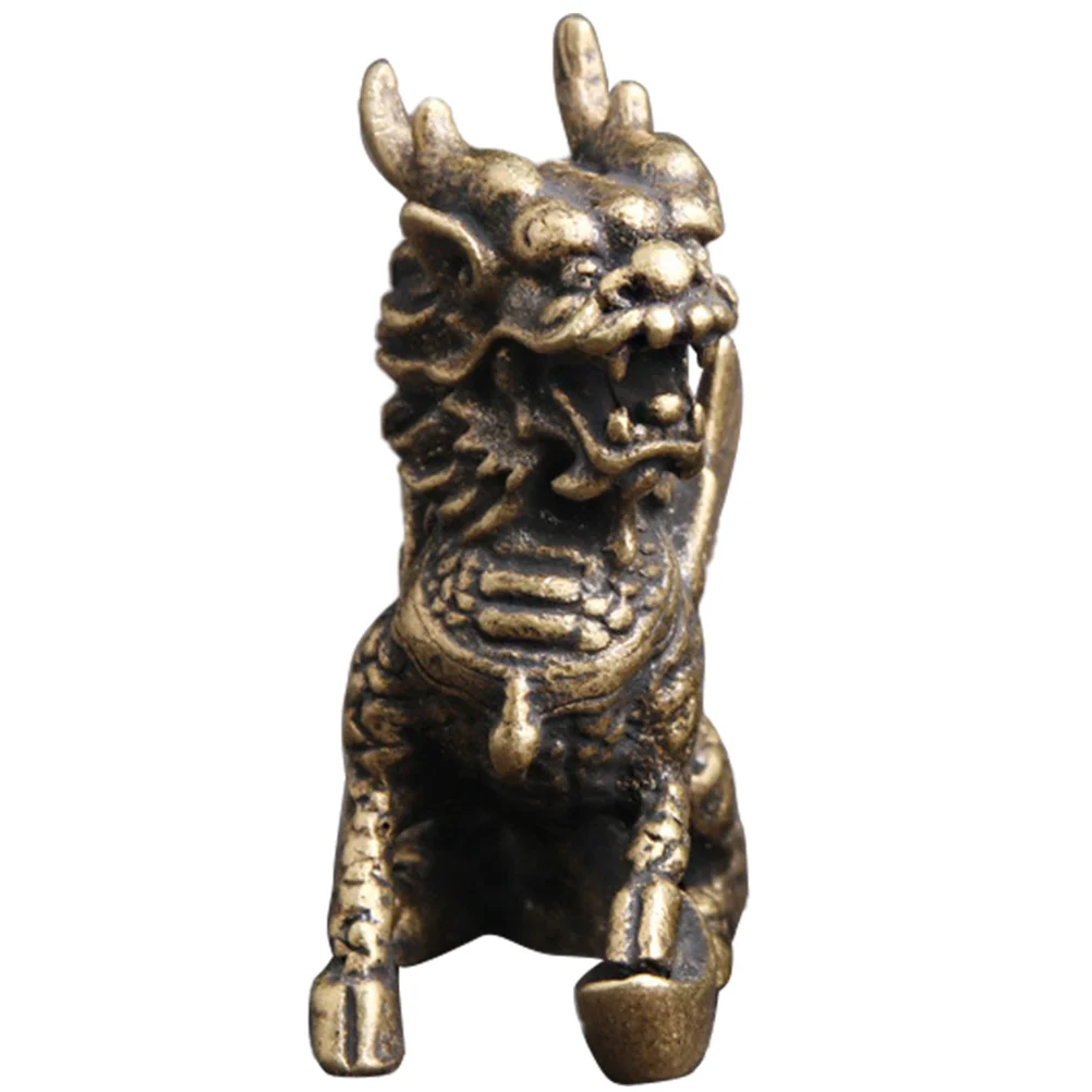 Kirin Bronze Ware Household Kylin Decor Desktop Statue Miniature Brass Accessory Ornament Decorative Office Delicate Adornment
Kirin Bronze Ware Household Kylin Decor Desktop Statue Miniature Brass Accessory Ornament Decorative Office Delicate Adornment