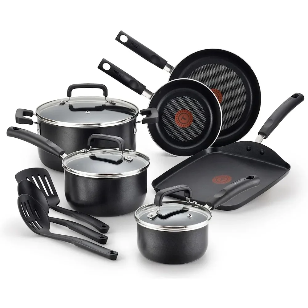 Nonstick Cookware Set 12 Piece Oven Safe 350F Pots and Pans, Dishwasher Safe, Easy Release and Clean Up Black, Free Shipping
Nonstick Cookware Set 12 Piece Oven Safe 350F Pots and Pans, Dishwasher Safe, Easy Release and Clean Up Black, Free Shipping