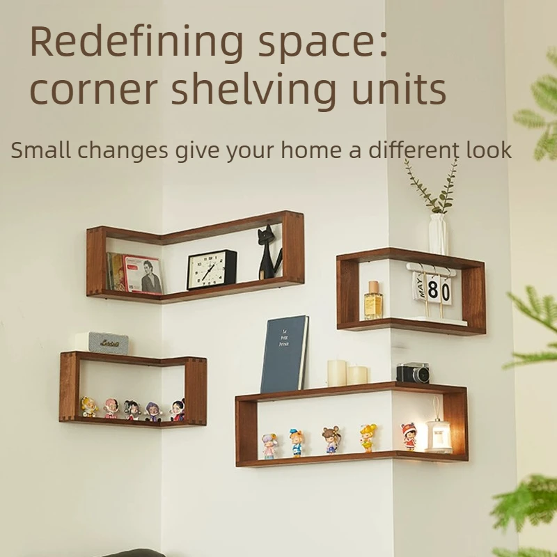 Simple Floating Corner Shelf Multi-Tier Solid Wood Display Rack Living Room Figure Stand Space Saving Wall Organizer for Home
Simple Floating Corner Shelf Multi-Tier Solid Wood Display Rack Living Room Figure Stand Space Saving Wall Organizer for Home