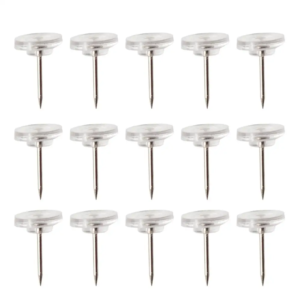 100pcs Flat Tacks Clear Drawing for Cork Clear Thumbtacks For Wall Tacks Board Walls Pushpins Thumbtacks Office Use
100pcs Flat Tacks Clear Drawing for Cork Clear Thumbtacks For Wall Tacks Board Walls Pushpins Thumbtacks Office Use