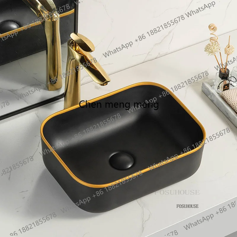 Modern Bathroom Sinks Light Luxury Home Wash Basin Square Ceramic Above Counter Basin Washing Sink Nordic Bathroom Accessories
Modern Bathroom Sinks Light Luxury Home Wash Basin Square Ceramic Above Counter Basin Washing Sink Nordic Bathroom Accessories