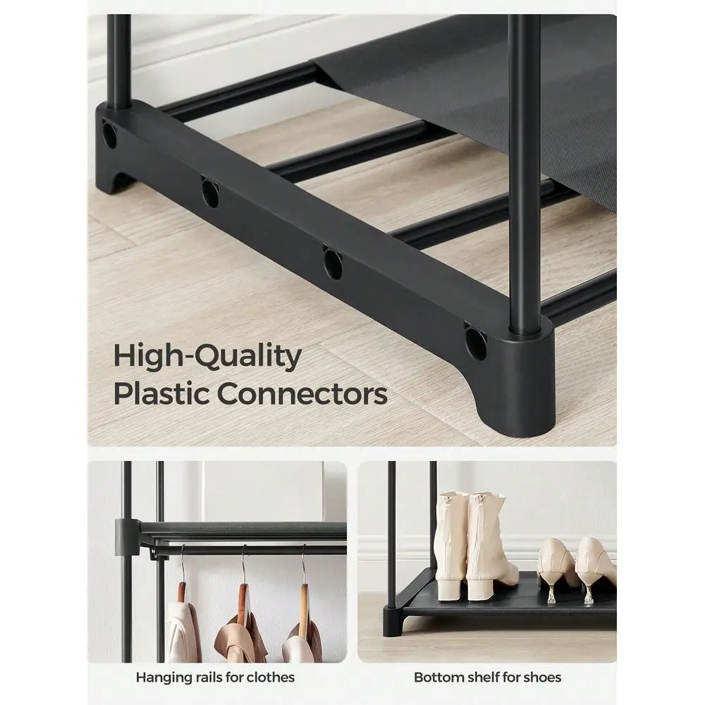 Closet Wardrobe, Portable Closet For Bedroom, Clothes Rail With Non-Woven Fabric Cover, Clothes Storage Organizer, 55.1 X 16.9 X 68.5 Inches
Closet Wardrobe, Portable Closet For Bedroom, Clothes Rail With Non-Woven Fabric Cover, Clothes Storage Organizer, 55.1 X 16.9 X 68.5 Inches