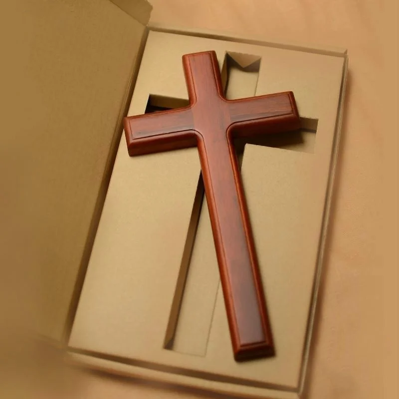Natural Ash Wood Cross Redwood Color Christian Wood Cross Gift Jesus Wall Hanging
Natural Ash Wood Cross Redwood Color Christian Wood Cross Gift Jesus Wall Hanging
