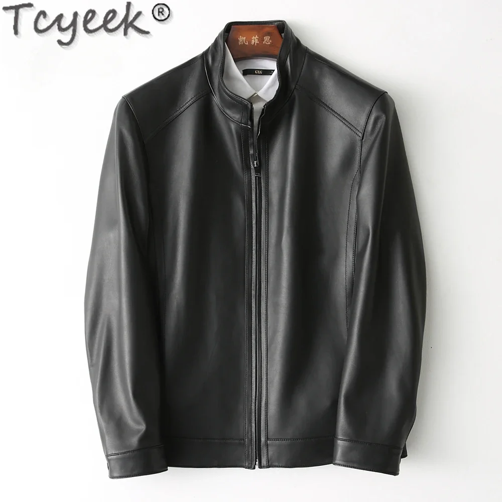 Tcyeek Genuine Leather Jacket Men Autumn Winter Mens Clothes Real Sheepskin Cotton Coat Business Casual Jaqueta De Couro 2024
Tcyeek Genuine Leather Jacket Men Autumn Winter Mens Clothes Real Sheepskin Cotton Coat Business Casual Jaqueta De Couro 2024
