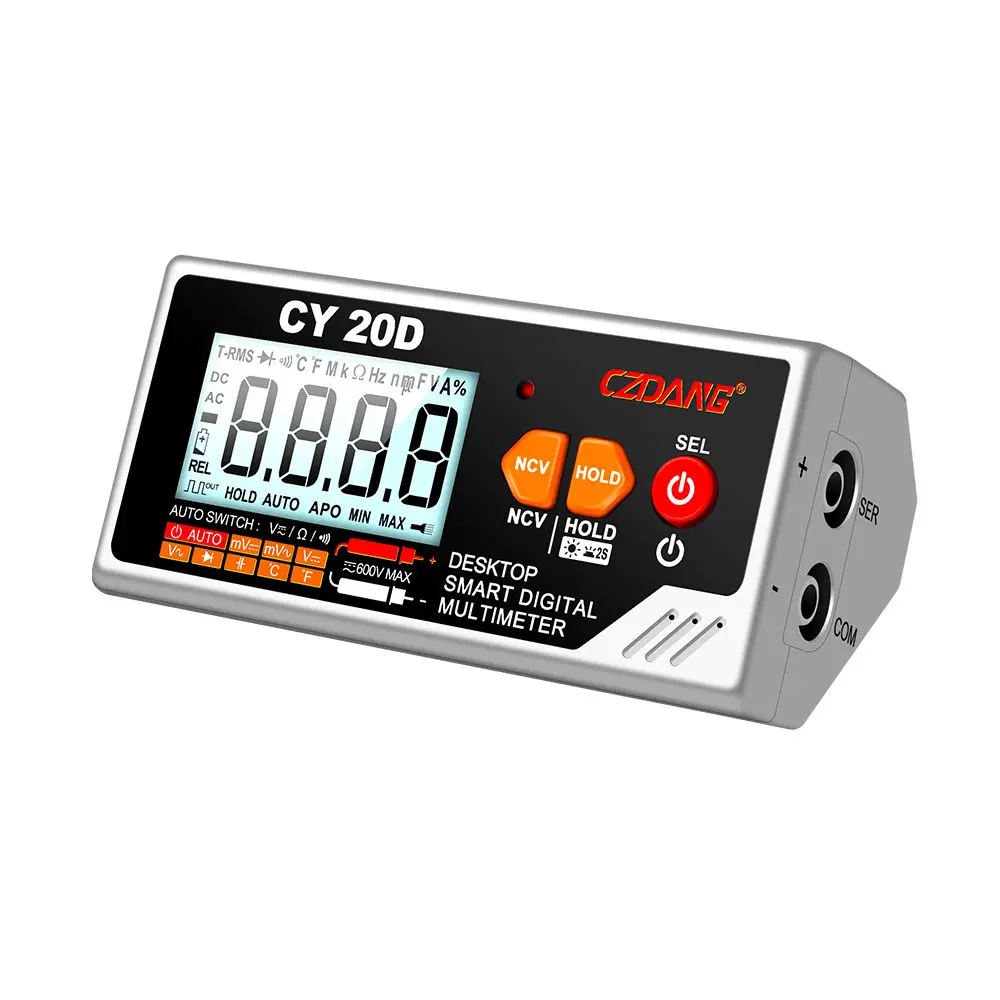 5999 Digits Auto-ranging Mini Size Desktop Digital Multi Meter Tester Multimeter for DIY Home Repairing
5999 Digits Auto-ranging Mini Size Desktop Digital Multi Meter Tester Multimeter for DIY Home Repairing
