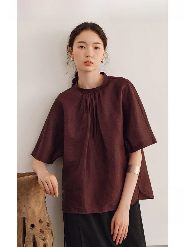 Elegant Silk Cloud Shirt Women's Original Product Black Label Series 100% Silk Summer Top Casual Style Stand Collar
Elegant Silk Cloud Shirt Women's Original Product Black Label Series 100% Silk Summer Top Casual Style Stand Collar