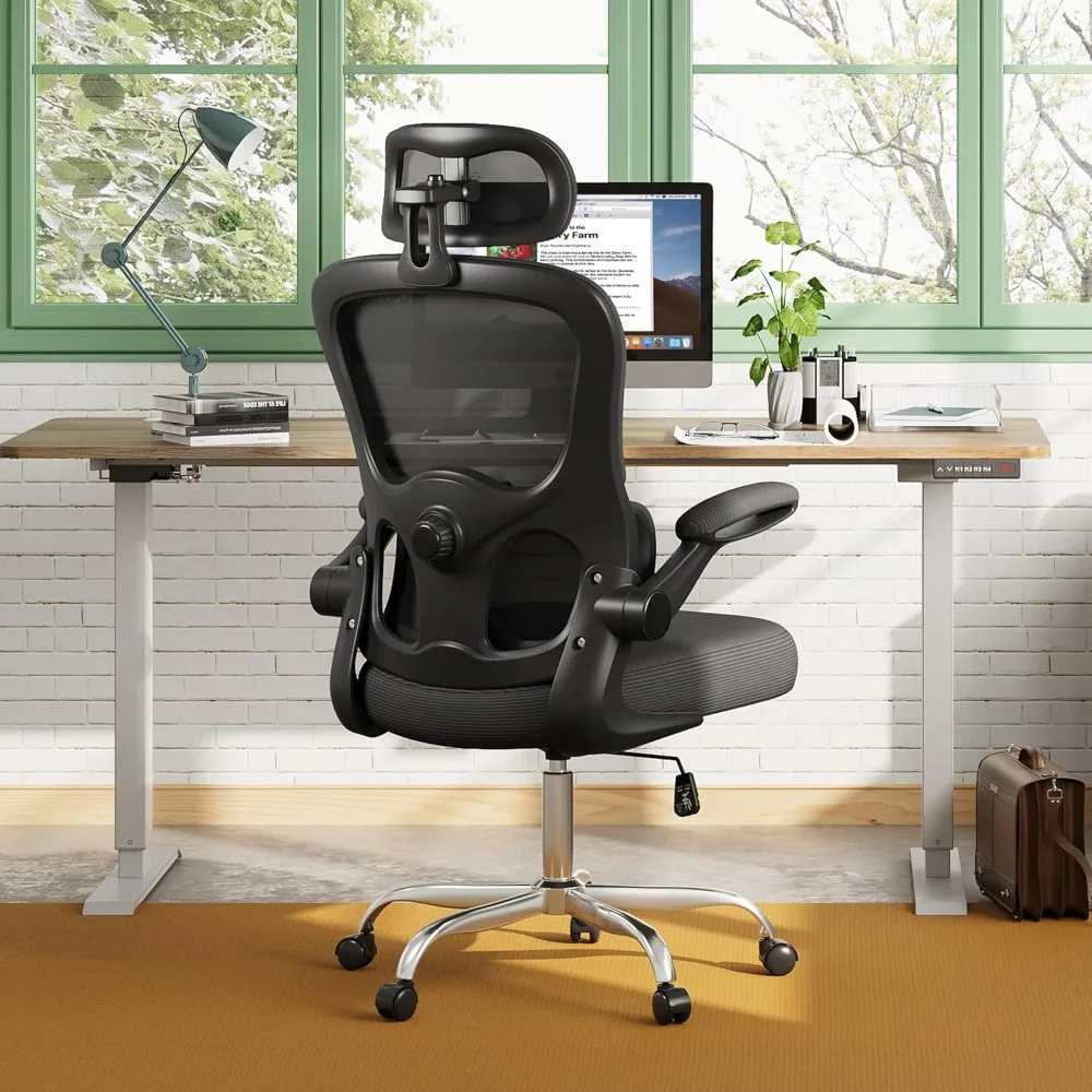 Office Chair, Breathable Black Mesh Elegance with Ergonomic Comfort for Professionals & Gamers
Office Chair, Breathable Black Mesh Elegance with Ergonomic Comfort for Professionals & Gamers