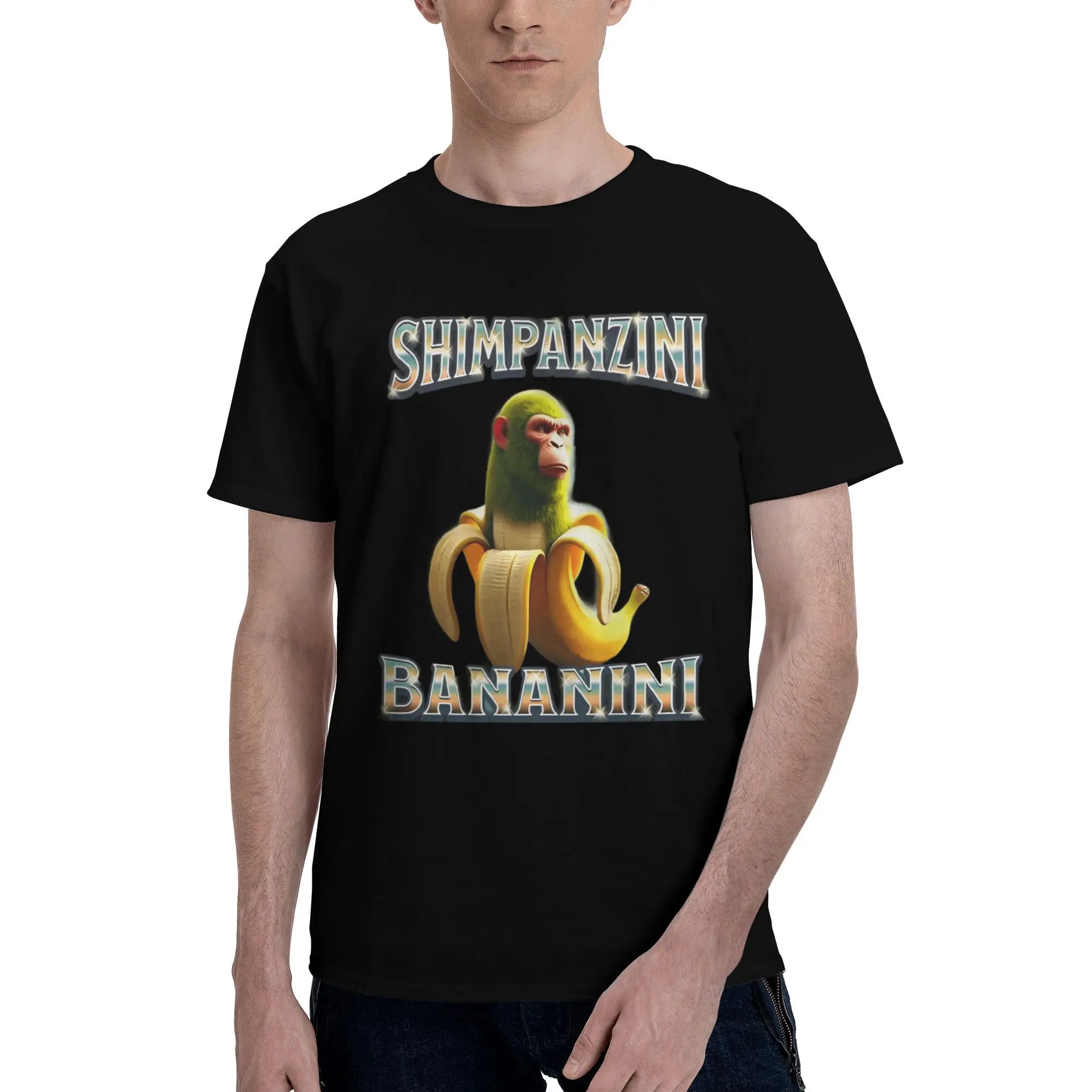 Chimpanzees Banana Funny Italian Brainrot Meme Cotton T Shirt For Male Summer Y2K T Shirts Leisure Tee Shirt Oversize Loose Tops
Chimpanzees Banana Funny Italian Brainrot Meme Cotton T Shirt For Male Summer Y2K T Shirts Leisure Tee Shirt Oversize Loose Tops