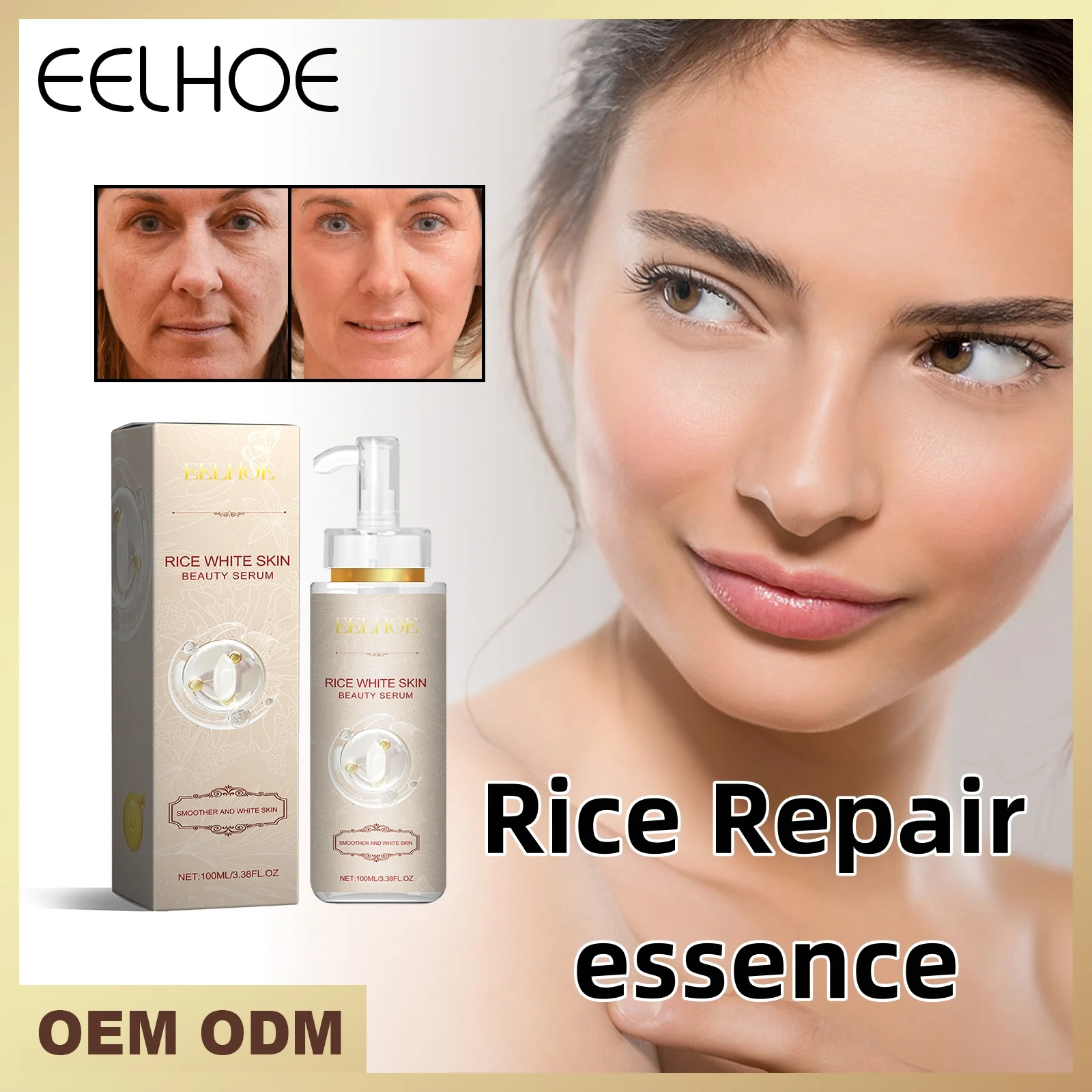 Rice Essence Liquid Facial Hydration Serum Brightens Skin Improves Skin Quality Moisturizes And Nourishes Facial Care Products
Rice Essence Liquid Facial Hydration Serum Brightens Skin Improves Skin Quality Moisturizes And Nourishes Facial Care Products