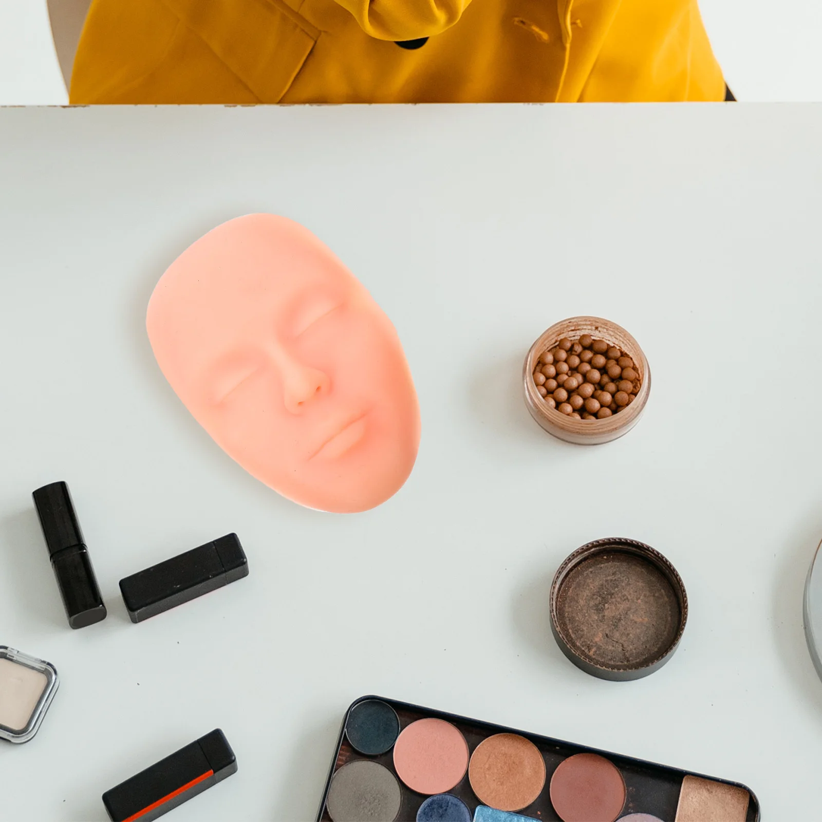 Realistic 3D Silicone Full Face Practice Skin Light Asian Tone Tattoo Eyebrow Eyeliner Lip Makeup Practice Mannequin Head
Realistic 3D Silicone Full Face Practice Skin Light Asian Tone Tattoo Eyebrow Eyeliner Lip Makeup Practice Mannequin Head