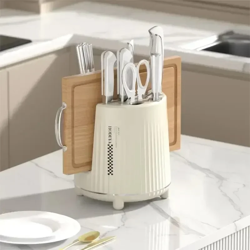 1Pc Rotating Knife Holder,Utensil Holder Cutlery,Spoon Chopsticks Fork Storage Holder Organizer,Multifunctional Kitchen Storage
1Pc Rotating Knife Holder,Utensil Holder Cutlery,Spoon Chopsticks Fork Storage Holder Organizer,Multifunctional Kitchen Storage