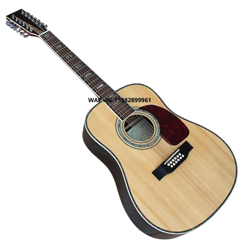 Flyoung Natural Wood Color 41 Inch Acoustic Guitar D45 Model Top Solid Classical Guitar 12 Strings
Flyoung Natural Wood Color 41 Inch Acoustic Guitar D45 Model Top Solid Classical Guitar 12 Strings