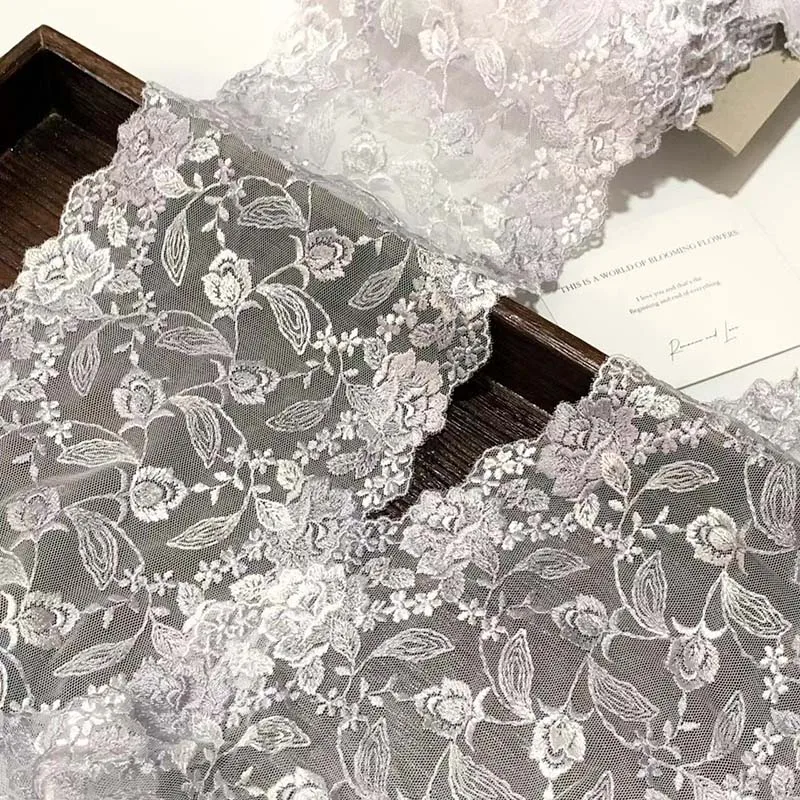 14Yards Two Tones Floral Lace Trim Fabric Skirt Hem For Bra Clothes Sewing Accessories Lingerie Wedding Dress
14Yards Two Tones Floral Lace Trim Fabric Skirt Hem For Bra Clothes Sewing Accessories Lingerie Wedding Dress