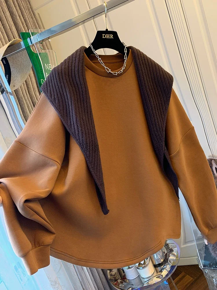 Loose Fit Knitted oulder Wrap round Ne Hoodie Women's Autumn Winter Two Piece Set Comfortable Casual Streetwear Sle
Loose Fit Knitted oulder Wrap round Ne Hoodie Women's Autumn Winter Two Piece Set Comfortable Casual Streetwear Sle