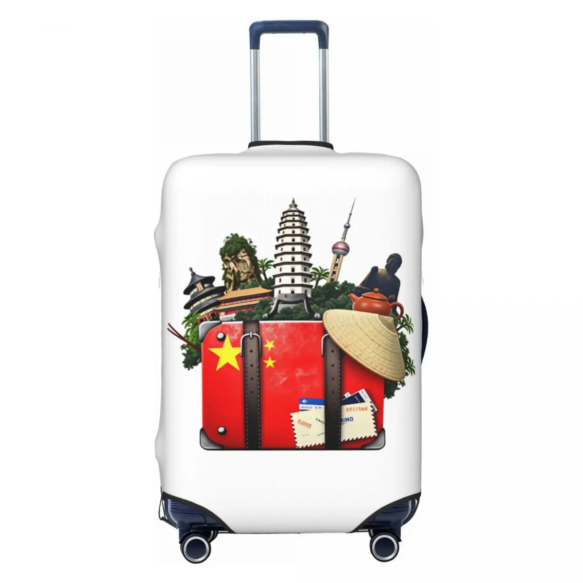 Custom China Landmark Vintage Travel Suitcase Print Luggage Cover Protector Funny Travel Suitcase Covers for 18-32 Inch
Custom China Landmark Vintage Travel Suitcase Print Luggage Cover Protector Funny Travel Suitcase Covers for 18-32 Inch