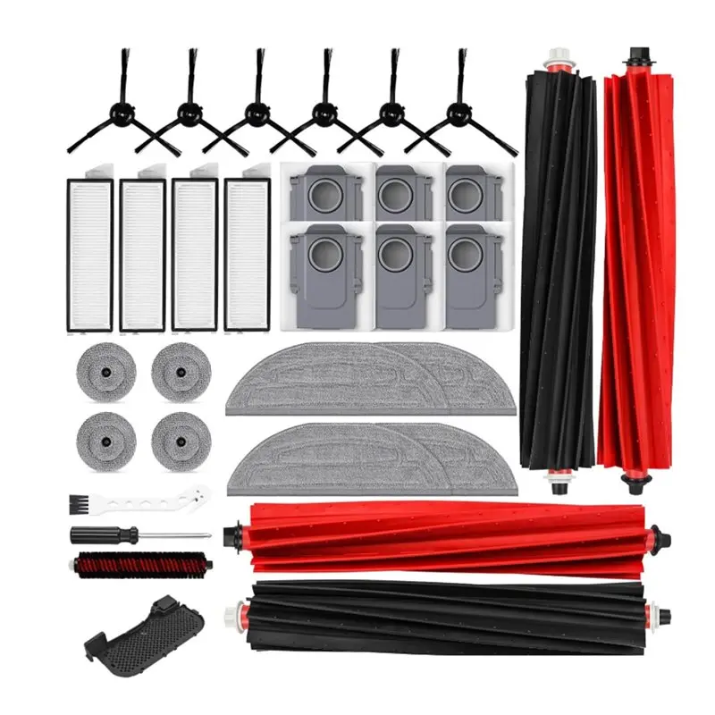 ABWM-For Roborock S8 Maxv Ultra Replacement Accessories Roller Side Brushes Filters Mop Pads Dust Bags Robot Vacuum Parts
ABWM-For Roborock S8 Maxv Ultra Replacement Accessories Roller Side Brushes Filters Mop Pads Dust Bags Robot Vacuum Parts