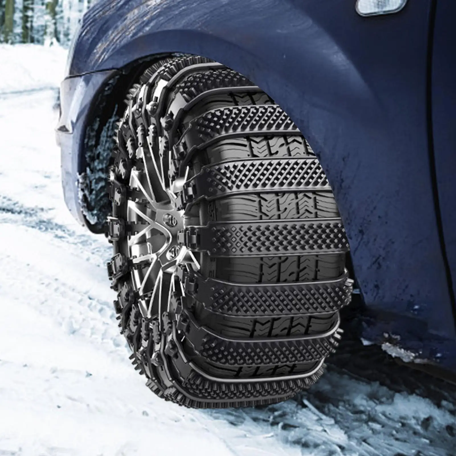 Цепи для шин, многоразовый тяговый ремень, 5-компонентная нескользящая застежка-молния, автомобильная цепь для шин для автомобиля, скутера, внедорожника, седана, грузовика
Цепи для шин, многоразовый тяговый ремень, 5-компонентная нескользящая застежка-молния, автомобильная цепь для шин для автомобиля, скутера, внедорожника, седана, грузовика