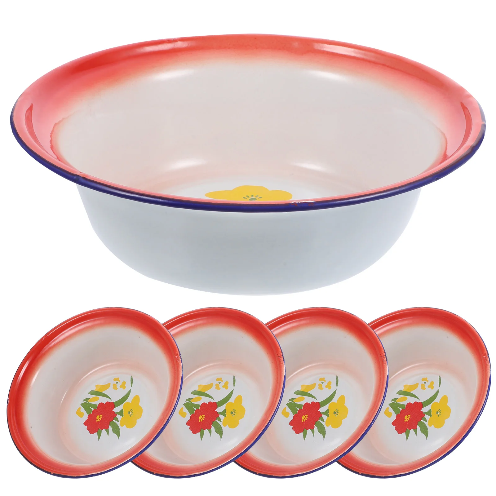 Enamel Bowl Food Storage For Kitchen Retro Noodle Camping Bowls Deepen Vintage Enamelware Thicken Soup
Enamel Bowl Food Storage For Kitchen Retro Noodle Camping Bowls Deepen Vintage Enamelware Thicken Soup