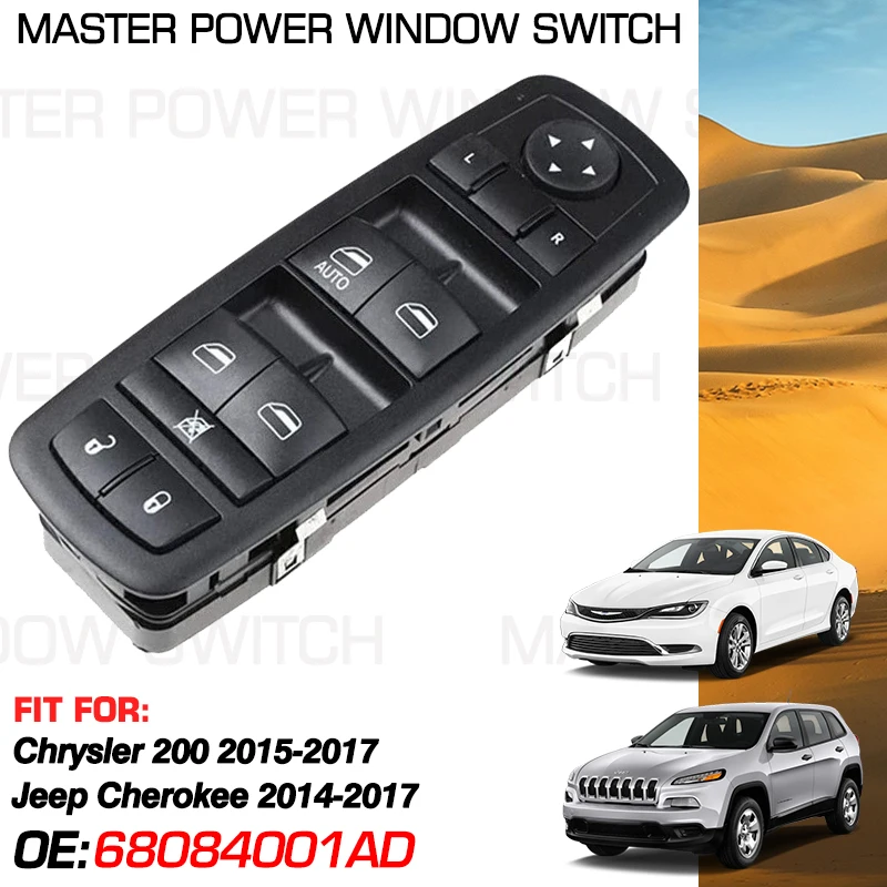 Front Driver Side Window Switch Button Panel 68084001AD 13+8 Pins For Chrysler 200 Jeep Cherokee 2014-2017 68084001AB 68271203AB
Front Driver Side Window Switch Button Panel 68084001AD 13+8 Pins For Chrysler 200 Jeep Cherokee 2014-2017 68084001AB 68271203AB