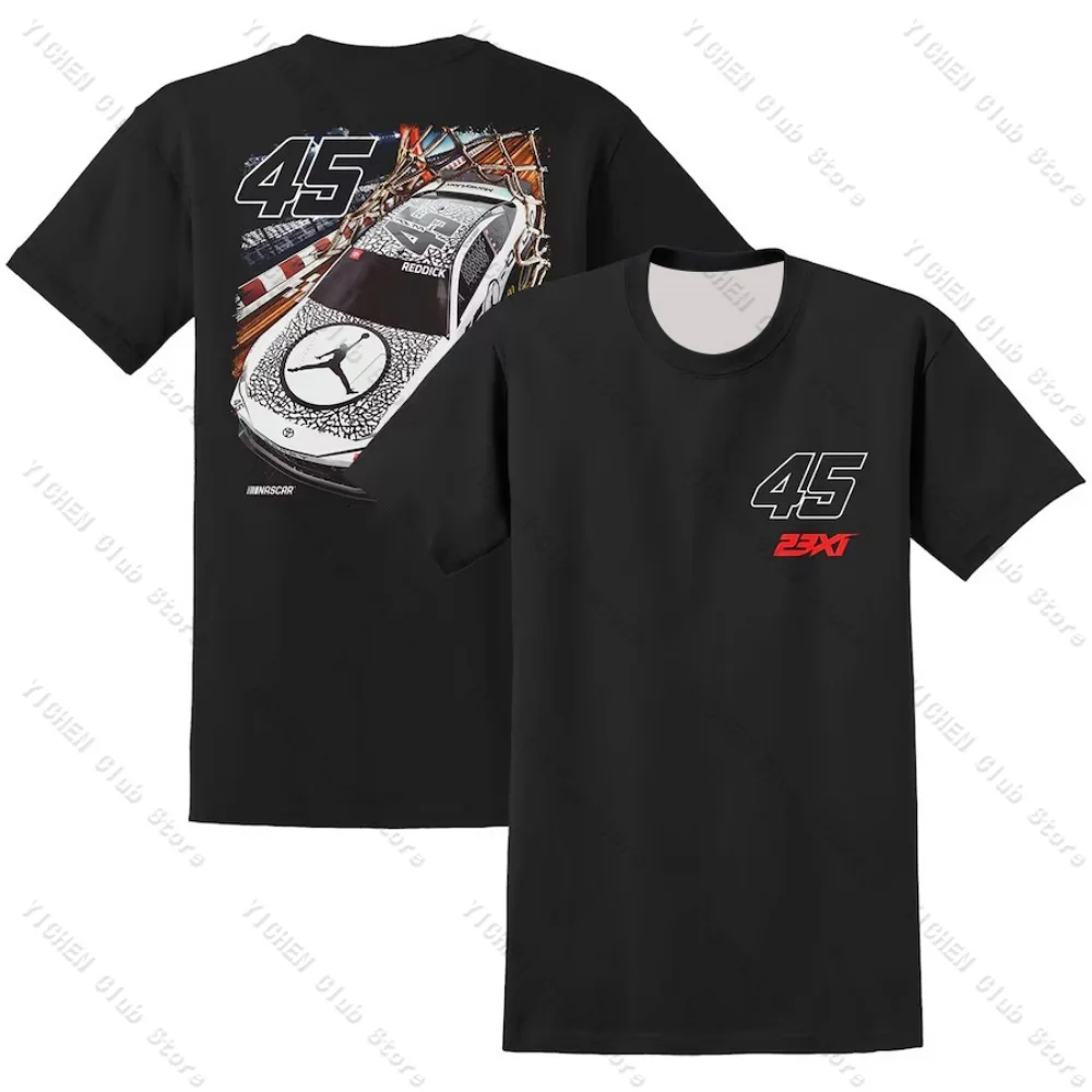Motorcycle Tyler Reddick 23XI Racing Black Brand Car Men's T-Shirt Street Loose Casual Versatile Men's And Women's T-Shirt 
Motorcycle Tyler Reddick 23XI Racing Black Brand Car Men's T-Shirt Street Loose Casual Versatile Men's And Women's T-Shirt
