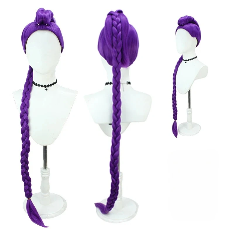 Women's Purple Cosplay Wig Halloween Party Roleplay Wig Heat Resistant Synthetic Wig for Daily
Women's Purple Cosplay Wig Halloween Party Roleplay Wig Heat Resistant Synthetic Wig for Daily
