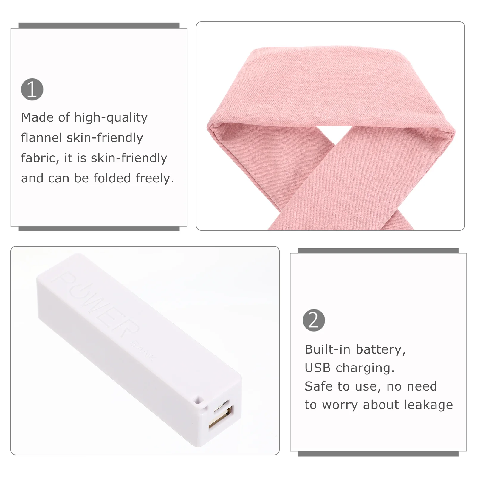 Heating Usb Rechargeable Warm Intelligent Heated Scarf For Winter Adjustable Temperature Foldable Portable Comfortable Gift Free
Heating Usb Rechargeable Warm Intelligent Heated Scarf For Winter Adjustable Temperature Foldable Portable Comfortable Gift Free