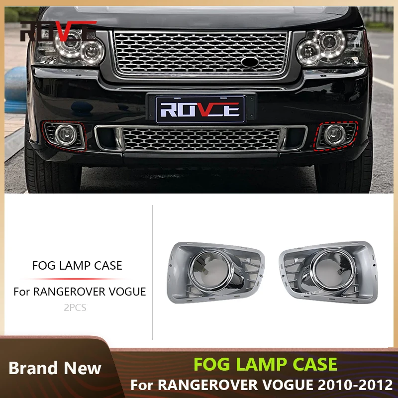 ROVCE Front Fog Lights Lamp Cover Grille Hood Cap For Land Rover Range Rover Vogue L322 2010 2011 2012 Autobiography Style
ROVCE Front Fog Lights Lamp Cover Grille Hood Cap For Land Rover Range Rover Vogue L322 2010 2011 2012 Autobiography Style