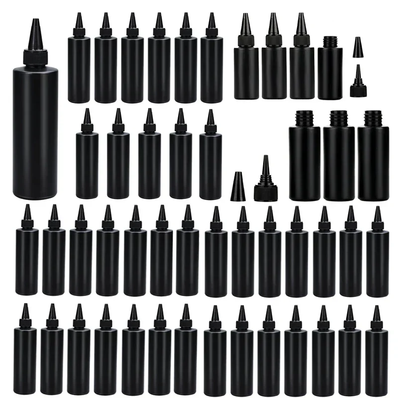 20Pcs 30ml-500ml Empty Squeezable Black Plastic Bottles Portable Glue Bottle Refillable DIY Container For Sample Resin Ink Paint
20Pcs 30ml-500ml Empty Squeezable Black Plastic Bottles Portable Glue Bottle Refillable DIY Container For Sample Resin Ink Paint