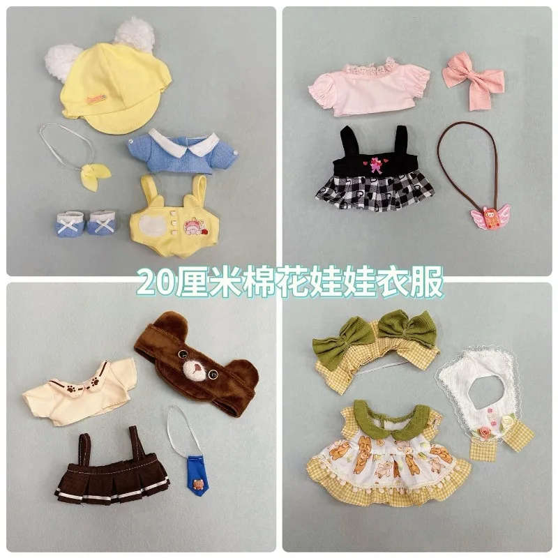 20cm Cotton Doll Lovely Princess Dresses Plush Dolls Clothes Skirt With Headband Decor EXO Idol Dolls Dresses Skirt Accessories
20cm Cotton Doll Lovely Princess Dresses Plush Dolls Clothes Skirt With Headband Decor EXO Idol Dolls Dresses Skirt Accessories