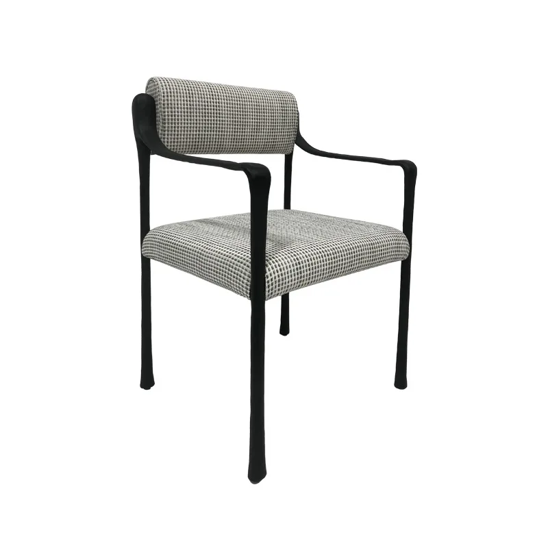 Dining chair Modern simple casual light luxury designer model room Back chair High-end household makeup chair
Dining chair Modern simple casual light luxury designer model room Back chair High-end household makeup chair