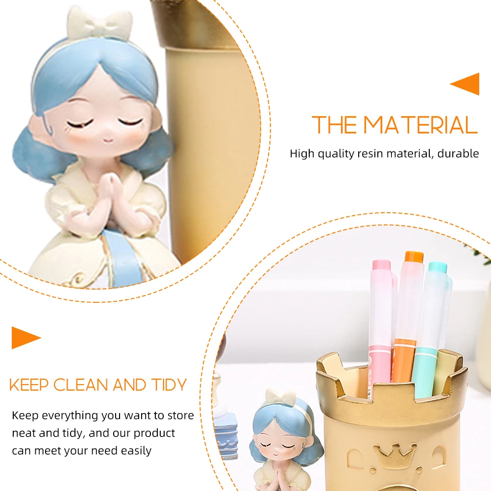 Resin Ornaments Cartoon Pen Pencil Holder Container Kawaii Makeup Brush Storage Unique Office Organiser Creative Desktop
Resin Ornaments Cartoon Pen Pencil Holder Container Kawaii Makeup Brush Storage Unique Office Organiser Creative Desktop