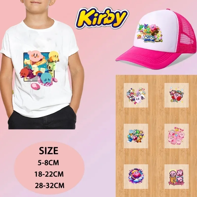 Kirbys Iron on Patches Washable Heat Thermal Transfer Stickers Anime Cartoon Pattern Home DIY Hats Clothes Sticker Party Gifts
Kirbys Iron on Patches Washable Heat Thermal Transfer Stickers Anime Cartoon Pattern Home DIY Hats Clothes Sticker Party Gifts