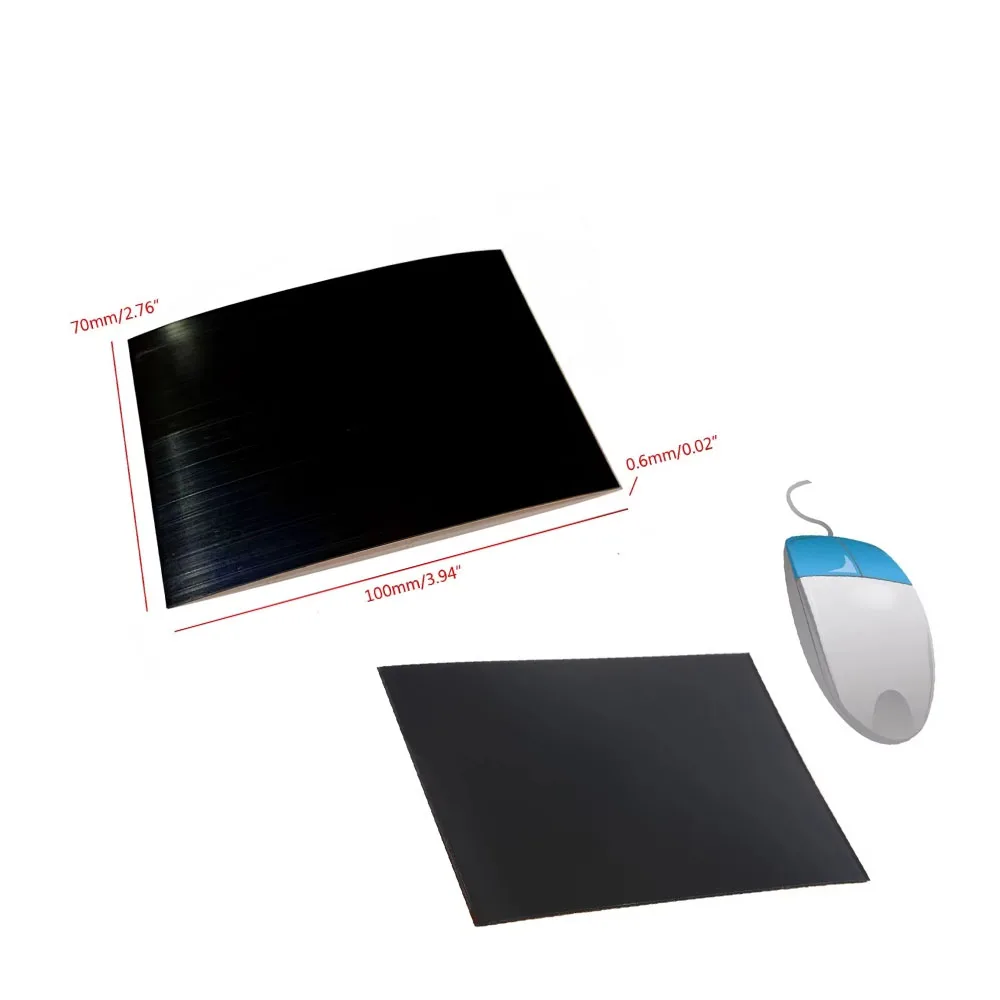 Mouse Foot Sticker 70mmx100mm Thickness 0.6MM Cut Mouse Universal DIY Foot Sticker Pad Black
Mouse Foot Sticker 70mmx100mm Thickness 0.6MM Cut Mouse Universal DIY Foot Sticker Pad Black