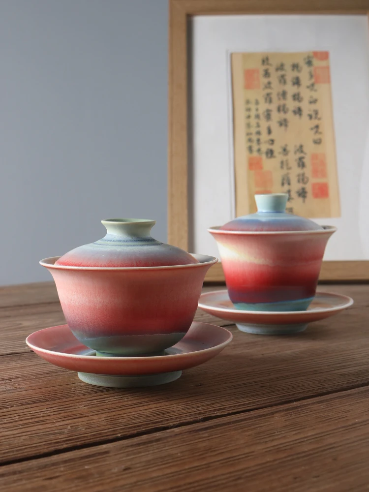 Ceramic Kung Fu Tea Set for Women, Chinese Three Cover Bowl, Gradient Tea Cup, XH062
Ceramic Kung Fu Tea Set for Women, Chinese Three Cover Bowl, Gradient Tea Cup, XH062