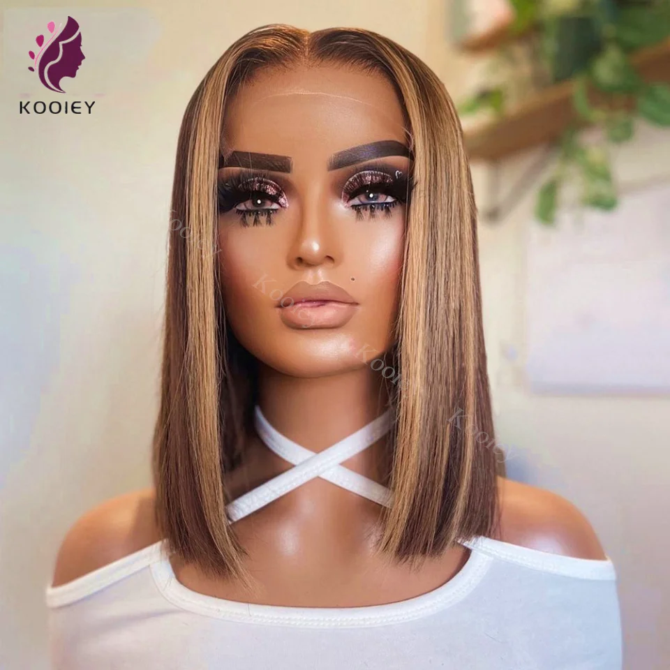 #4/27 Highlight Wigs Straight Transparent Lace Bob 5x5 Silk Top Wigs For Women Brazilian Virgin Short Bob Ombre Lace Front Wigs
#4/27 Highlight Wigs Straight Transparent Lace Bob 5x5 Silk Top Wigs For Women Brazilian Virgin Short Bob Ombre Lace Front Wigs