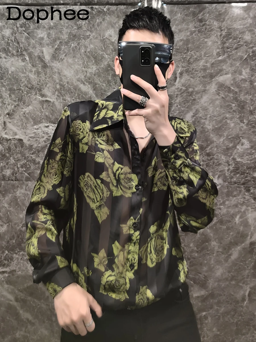 2025 Summer New Chinese Style Jacquard Casual Long-sleeved Shirt Handsome Boys Loose Thin Breathable Drape Sunscreen Clothing
2025 Summer New Chinese Style Jacquard Casual Long-sleeved Shirt Handsome Boys Loose Thin Breathable Drape Sunscreen Clothing