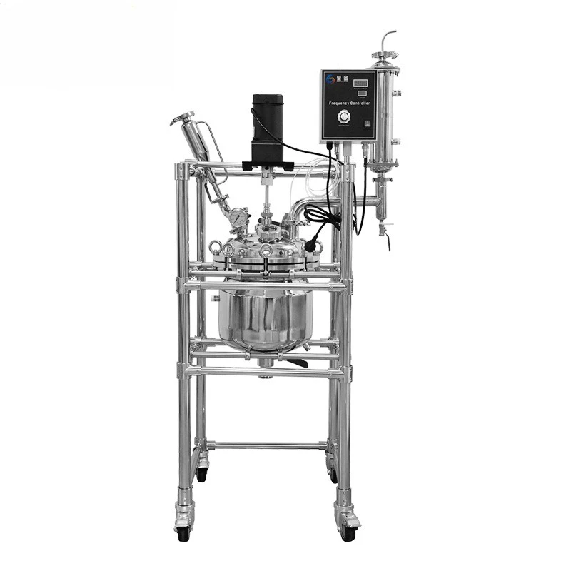 Laboratory double-wall stainless steel reactor high pressure 1L 2L 5L 10L-50L-100L
Laboratory double-wall stainless steel reactor high pressure 1L 2L 5L 10L-50L-100L