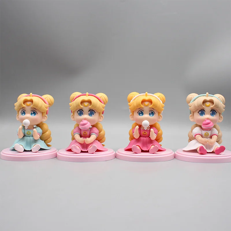 4pcs Gk Sailor Moon Anime Figures Beauty Girl Q Edition Baby Shape Kawaii Action Doll Decoration Model Collectible Kids Toy Gift
4pcs Gk Sailor Moon Anime Figures Beauty Girl Q Edition Baby Shape Kawaii Action Doll Decoration Model Collectible Kids Toy Gift