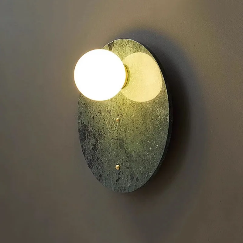 Luxury Marble Wall Lamp Led Living Room Home Decor Bedside Light White Green Stone Corridor Aisle Sconce Lighting
Luxury Marble Wall Lamp Led Living Room Home Decor Bedside Light White Green Stone Corridor Aisle Sconce Lighting