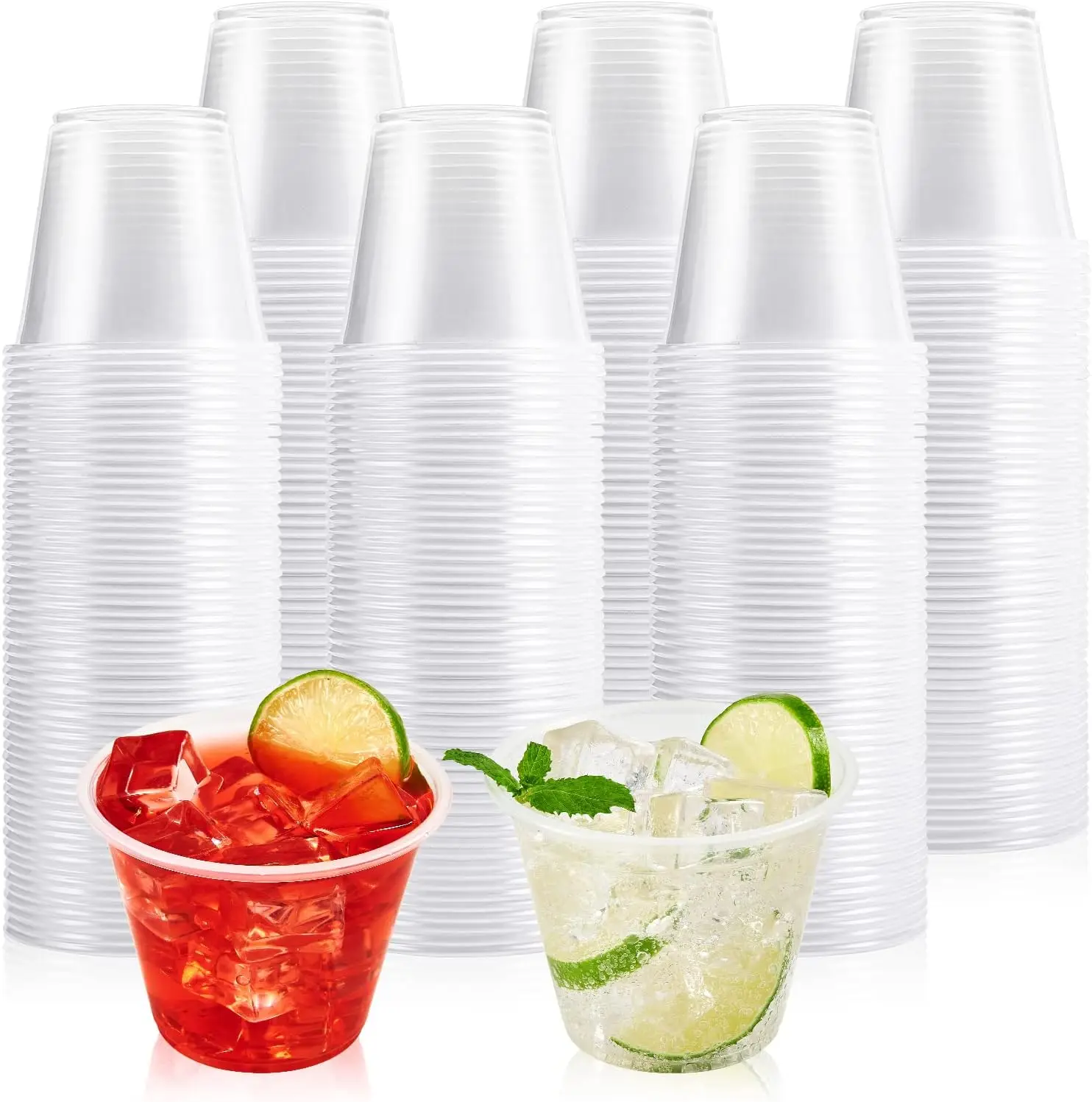 600 Pack 9 oz Disposable Clear Plastic Cups, 9 Ounce Party Cups for Cocktail, Parties, Picnics, and Events
600 Pack 9 oz Disposable Clear Plastic Cups, 9 Ounce Party Cups for Cocktail, Parties, Picnics, and Events