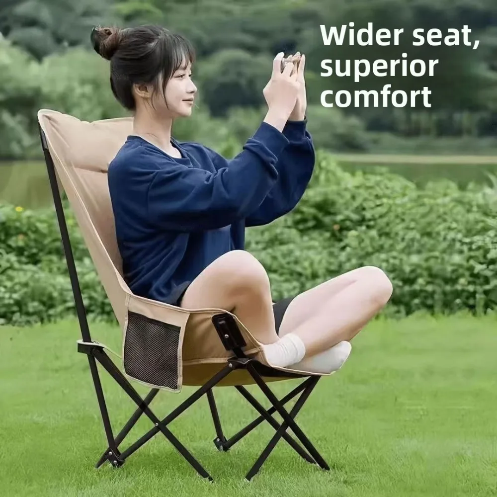 Outdoor Durable Camping Moon Chair Lazy Sofa Chair Beach Leisure Chair Folding Chair Beach Fishing Chair Portable
Outdoor Durable Camping Moon Chair Lazy Sofa Chair Beach Leisure Chair Folding Chair Beach Fishing Chair Portable