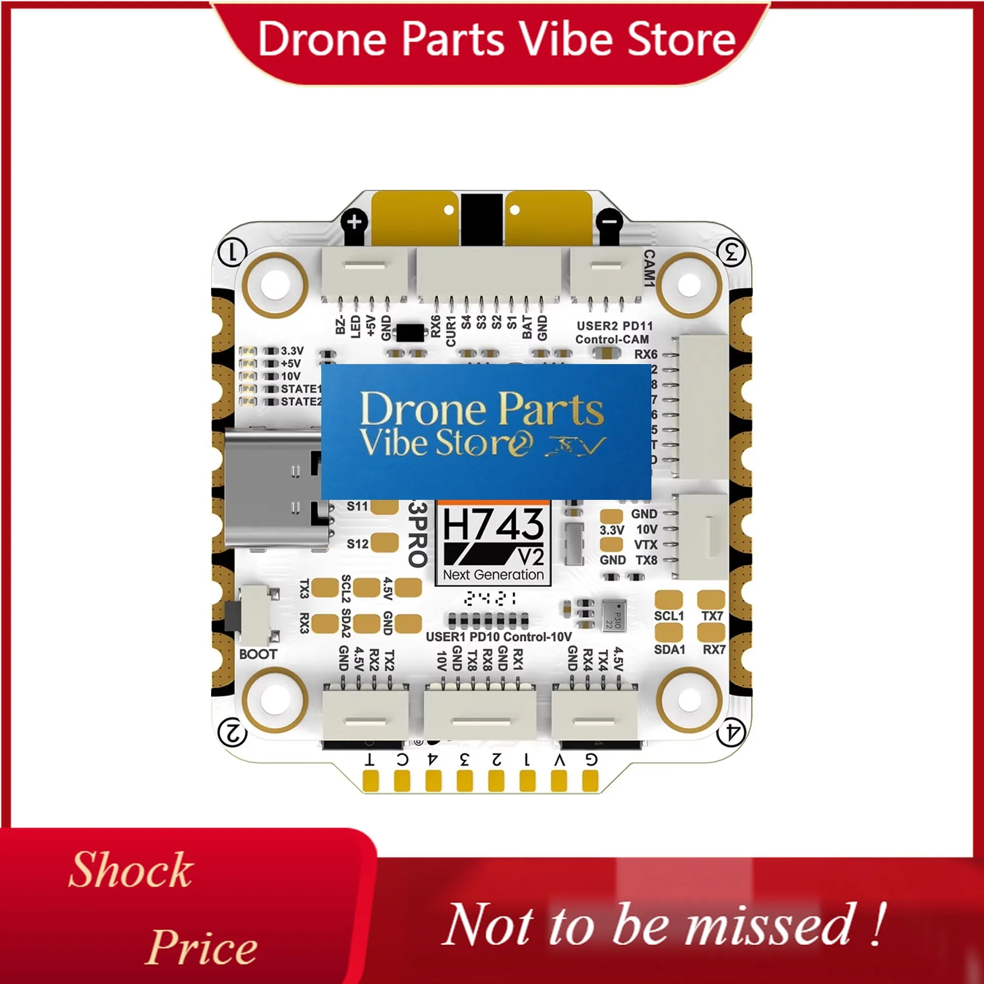 DParts1Flywoo Guo Ku GOKU H743 PRO 55A 32-bit Stack With 10V BEC For O4 AIR UNITPRO FPV X8
DParts1Flywoo Guo Ku GOKU H743 PRO 55A 32-bit Stack With 10V BEC For O4 AIR UNITPRO FPV X8