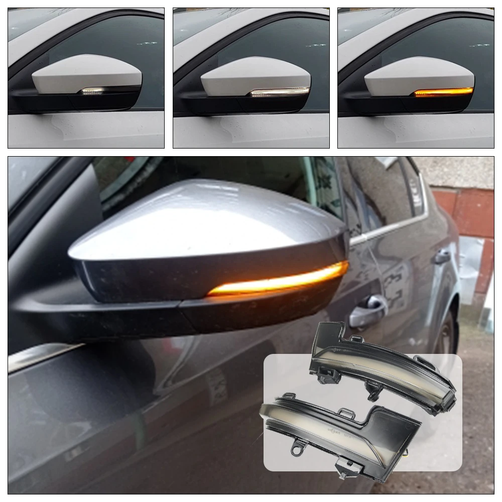 Dynamic LED Turn Signal Blinker Mirror flasher Light For Skoda Octavia Mk3 A7 5E 2014 2015 2016 2017 2018 2019
Dynamic LED Turn Signal Blinker Mirror flasher Light For Skoda Octavia Mk3 A7 5E 2014 2015 2016 2017 2018 2019