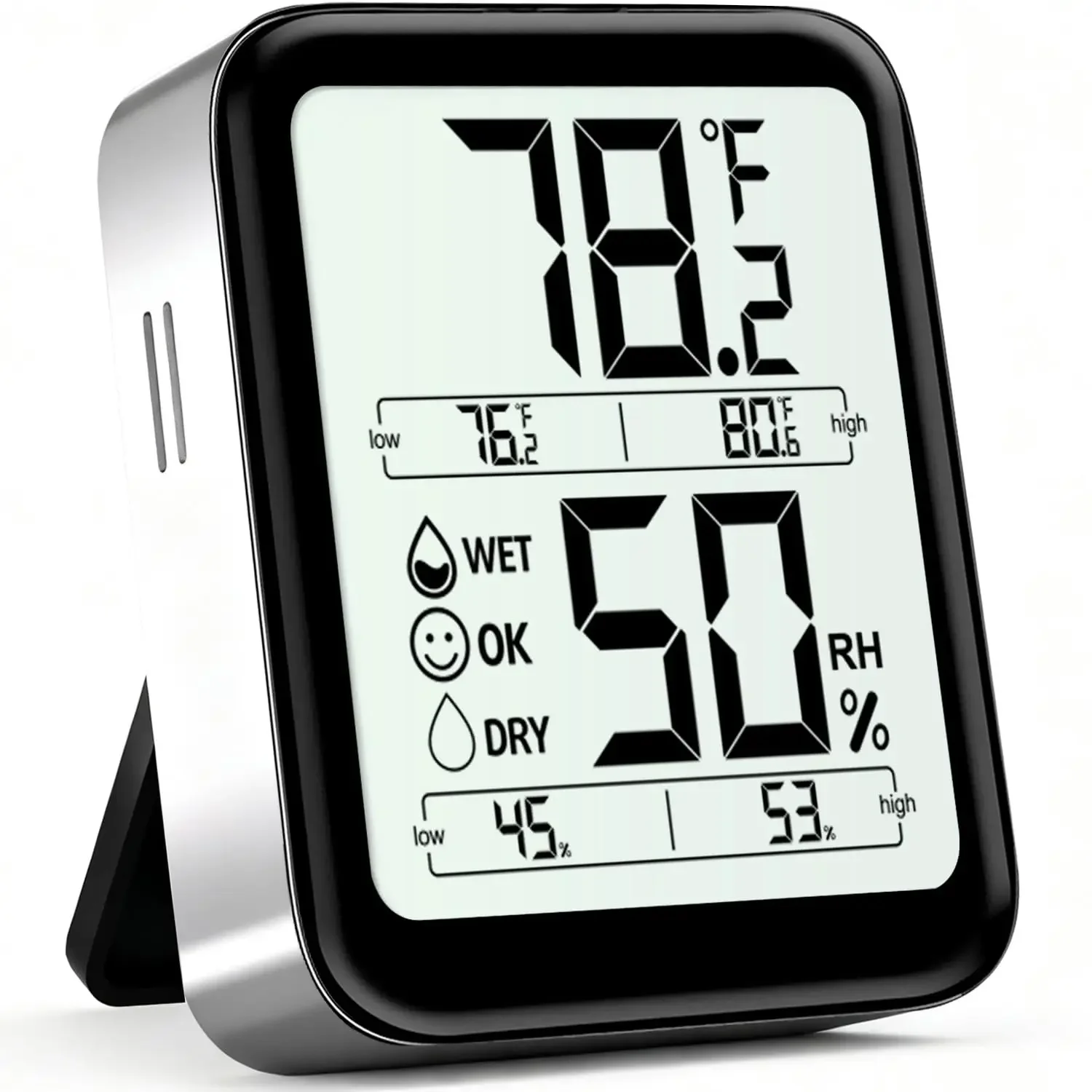 Digital Indoor Thermometer Hygrometer With Max/Min Records, Temperature & Humidity Sensor For Home, Office & Greenhouse
Digital Indoor Thermometer Hygrometer With Max/Min Records, Temperature & Humidity Sensor For Home, Office & Greenhouse