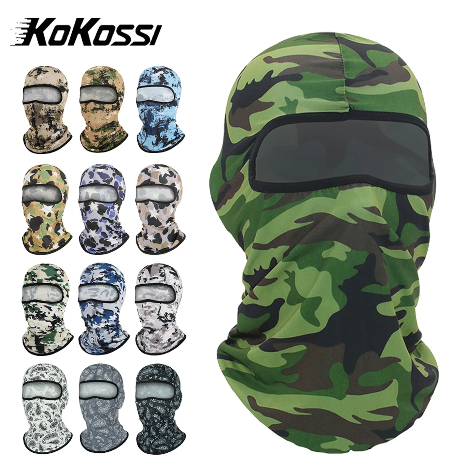 KoKossi Four Season Ice Silk Camouflage Balaclava Mask Sweat Absorpion High Elastic Breathable MTB Cycling UV Protection Hat
KoKossi Four Season Ice Silk Camouflage Balaclava Mask Sweat Absorpion High Elastic Breathable MTB Cycling UV Protection Hat